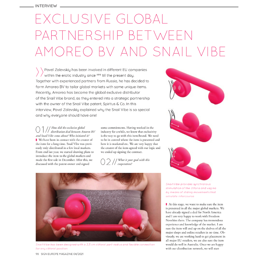 sex toys gag Snail Vibe Curve Powerful Dual Stimulating Pink Vibrator main image 0