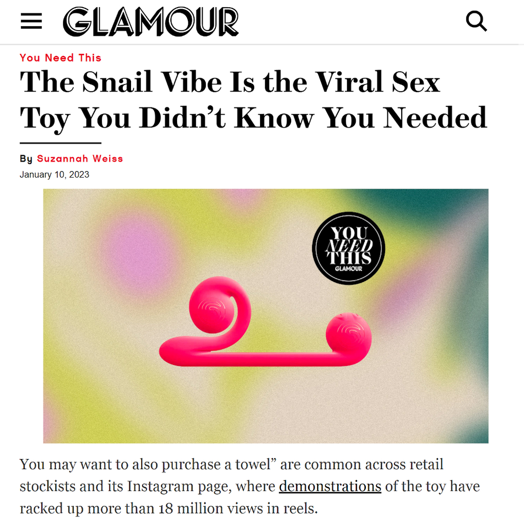 sex toys to try with your partner SVibe Snail Curve – Dual Stimulator 2.0 – SVIBE main image 1